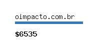 oimpacto.com.br Website value calculator