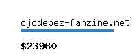 ojodepez-fanzine.net Website value calculator