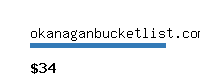 okanaganbucketlist.com Website value calculator