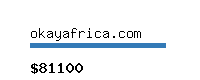 okayafrica.com Website value calculator