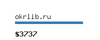 okrlib.ru Website value calculator