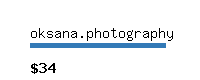 oksana.photography Website value calculator