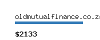 oldmutualfinance.co.za Website value calculator