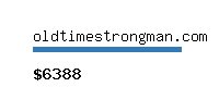 oldtimestrongman.com Website value calculator