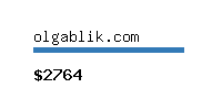 olgablik.com Website value calculator