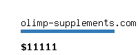 olimp-supplements.com Website value calculator