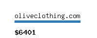 oliveclothing.com Website value calculator