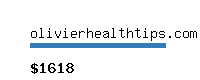 olivierhealthtips.com Website value calculator