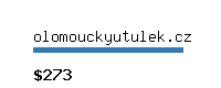 olomouckyutulek.cz Website value calculator