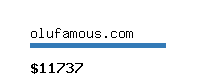 olufamous.com Website value calculator