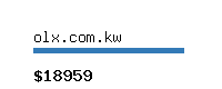 olx.com.kw Website value calculator