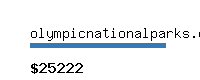 olympicnationalparks.com Website value calculator