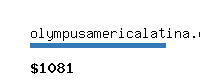 olympusamericalatina.com Website value calculator