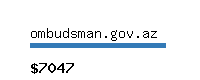 ombudsman.gov.az Website value calculator