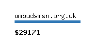 ombudsman.org.uk Website value calculator