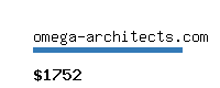 omega-architects.com Website value calculator