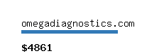 omegadiagnostics.com Website value calculator