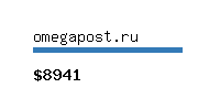 omegapost.ru Website value calculator