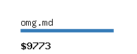 omg.md Website value calculator