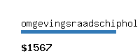 omgevingsraadschiphol.nl Website value calculator