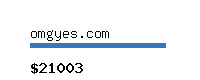 omgyes.com Website value calculator