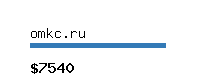 omkc.ru Website value calculator