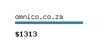 omnico.co.za Website value calculator