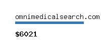 omnimedicalsearch.com Website value calculator