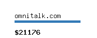 omnitalk.com Website value calculator