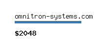 omnitron-systems.com Website value calculator