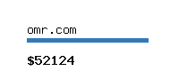 omr.com Website value calculator