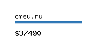 omsu.ru Website value calculator