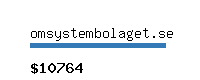 omsystembolaget.se Website value calculator