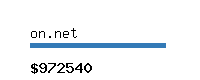 on.net Website value calculator