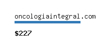 oncologiaintegral.com Website value calculator