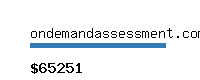 ondemandassessment.com Website value calculator