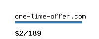 one-time-offer.com Website value calculator