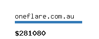 oneflare.com.au Website value calculator