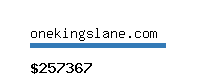 onekingslane.com Website value calculator