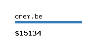 onem.be Website value calculator