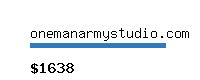 onemanarmystudio.com Website value calculator