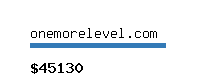 onemorelevel.com Website value calculator