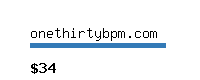 onethirtybpm.com Website value calculator