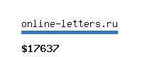 online-letters.ru Website value calculator