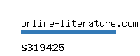 online-literature.com Website value calculator