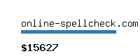 online-spellcheck.com Website value calculator