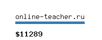 online-teacher.ru Website value calculator