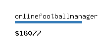 onlinefootballmanager.com Website value calculator