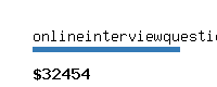 onlineinterviewquestions.com Website value calculator