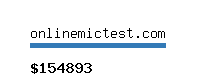 onlinemictest.com Website value calculator